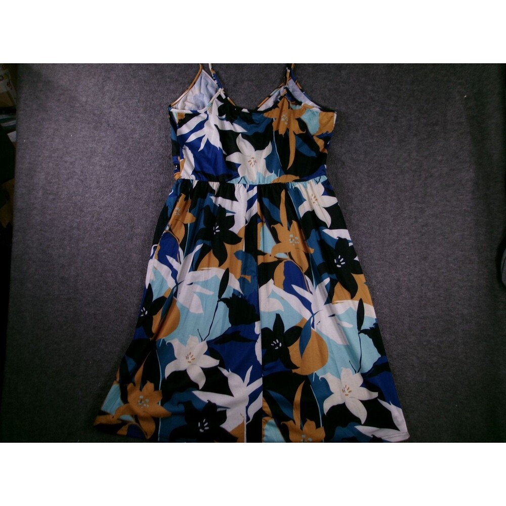 Ouges Dress Womens 2XL Floral Spaghetti Strap V-N… - image 11